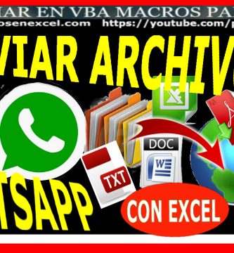Enviar Archivos por Whatsapp con Excel