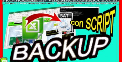 Macro ejecuta script y hace backup